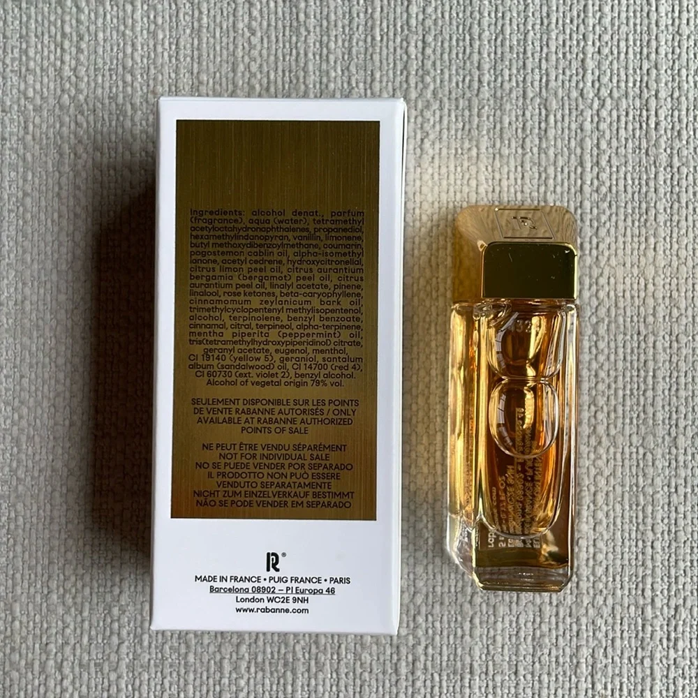 Rabanne Million Gold ELIXIR collectible miniature